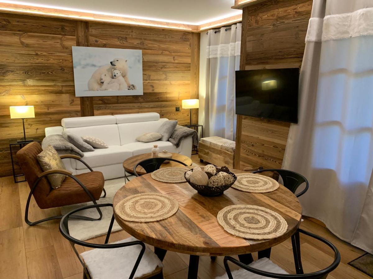 Appartement Luxe Prince Des Cimes Arc 1950 Piscine Interieure Et Exterieure Les Arcs  المظهر الخارجي الصورة