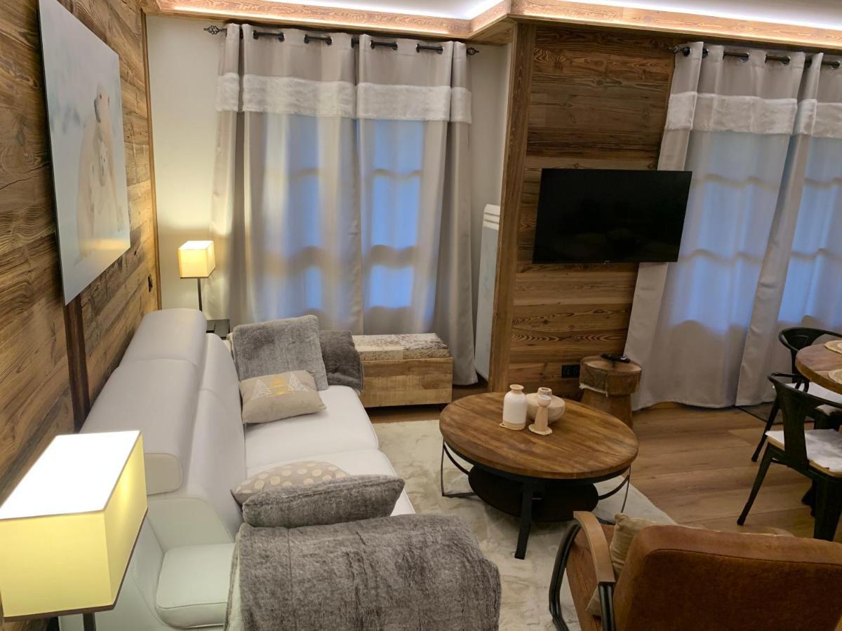 Appartement Luxe Prince Des Cimes Arc 1950 Piscine Interieure Et Exterieure Les Arcs  المظهر الخارجي الصورة